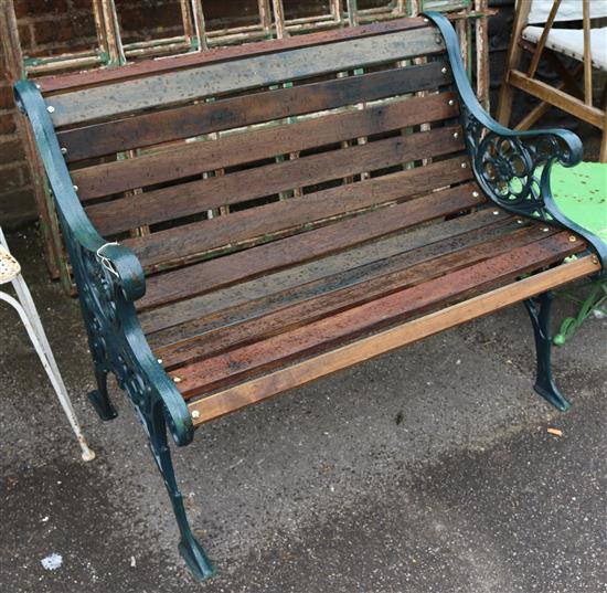 Small garden bench